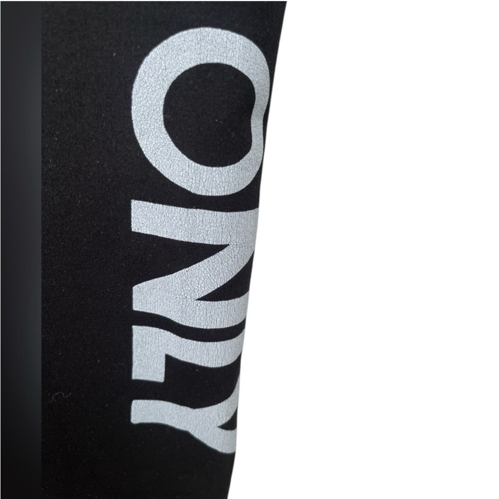 AVIATOR NATION Locals Only Leggings Black Print Size S/M High Rise Active Surf - Picture 10 of 12